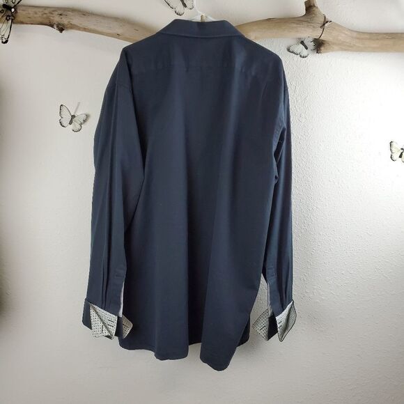 Visconti 2 ply mercerized cotton button up shirt - Picture 3 of 7